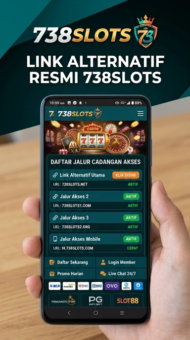 Tampilan link alternatif 738slots