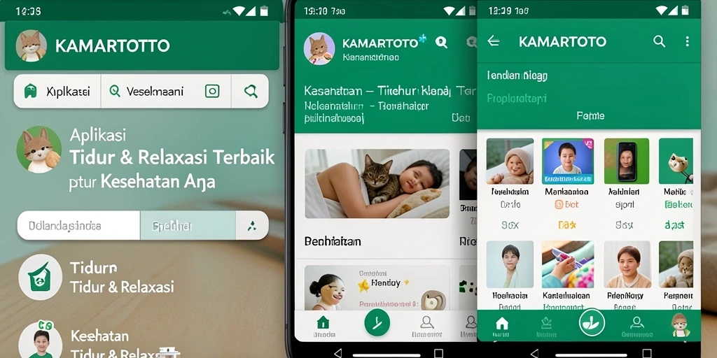 Tampilan antarmuka KAMARTOTO yang sederhana dan ramah pengguna.
