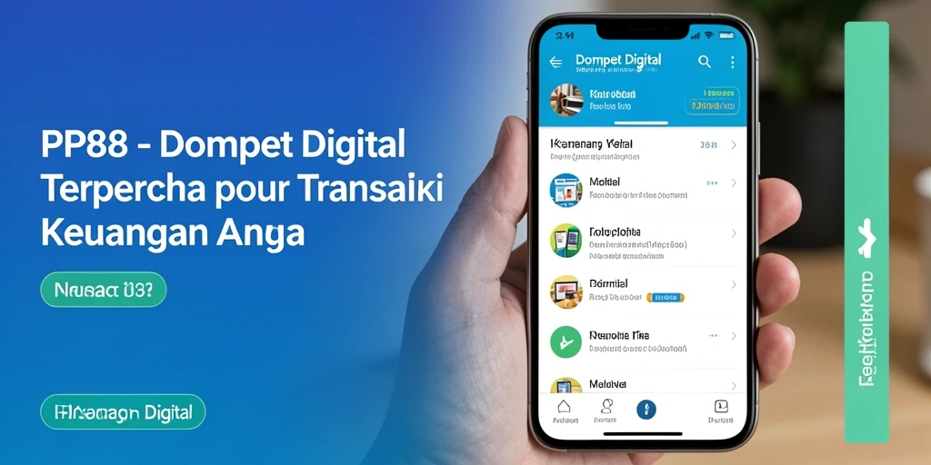 Antarmuka pengguna aplikasi PP88 yang intuitif dan modern.